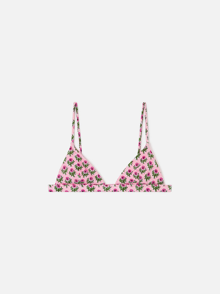 Rylie Triangel-Bikinioberteil mit floralem Print 