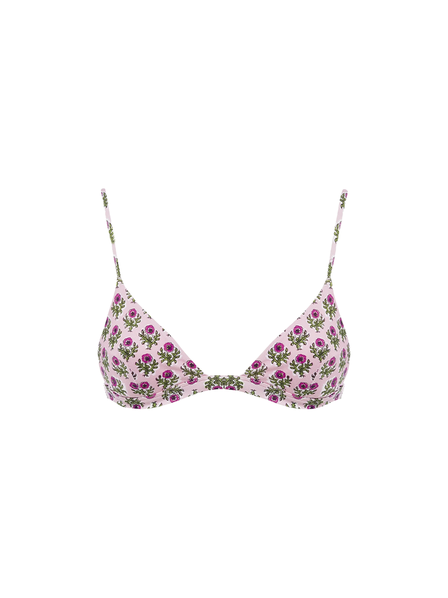 Costume da bagno donna con top triangolo a fiori Rylie