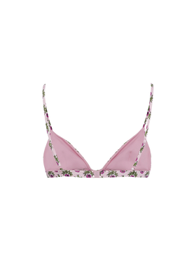 Costume da bagno donna con top triangolo a fiori Rylie