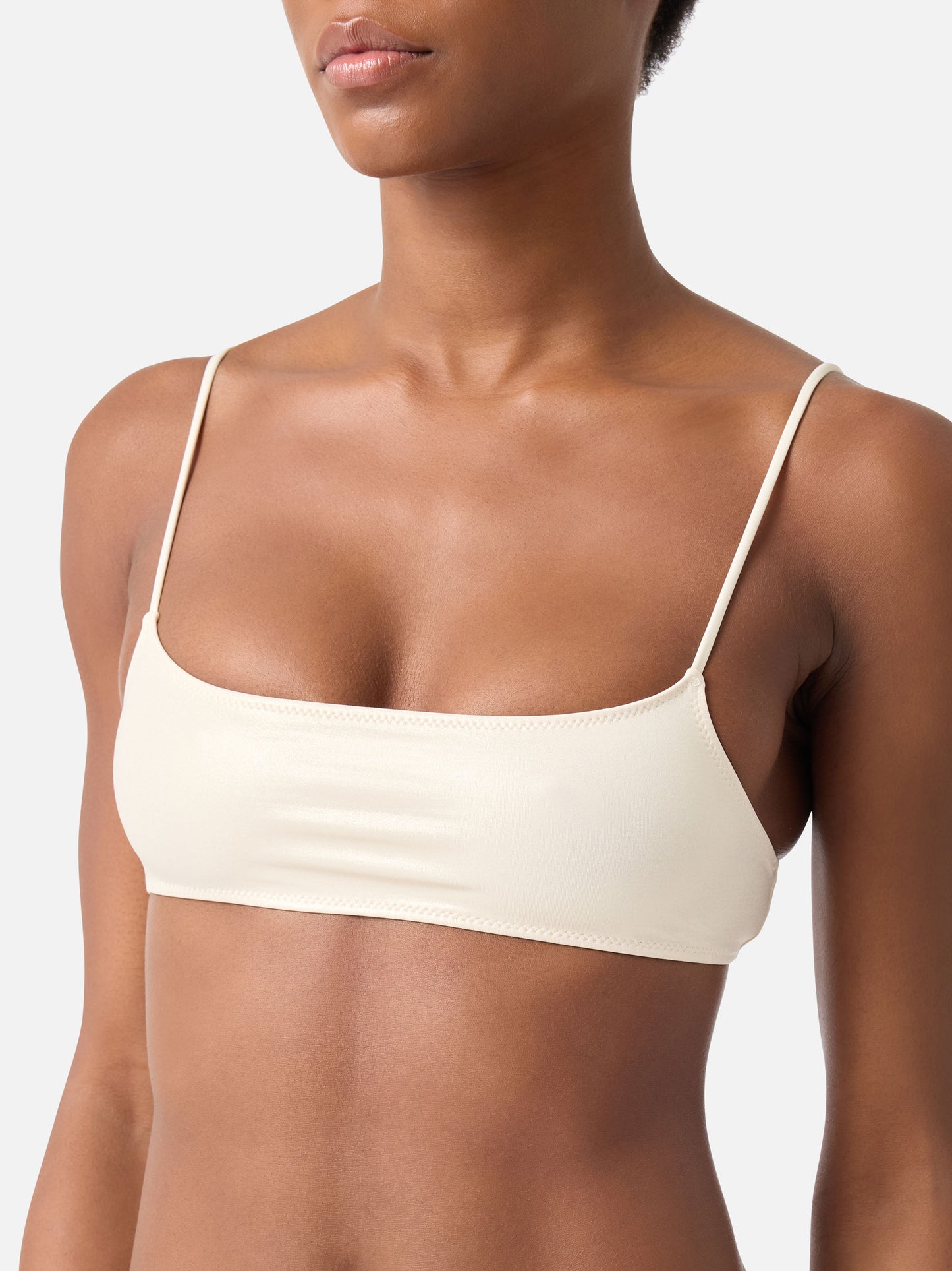 Bikini Sadie Naomi bralette laminato oro