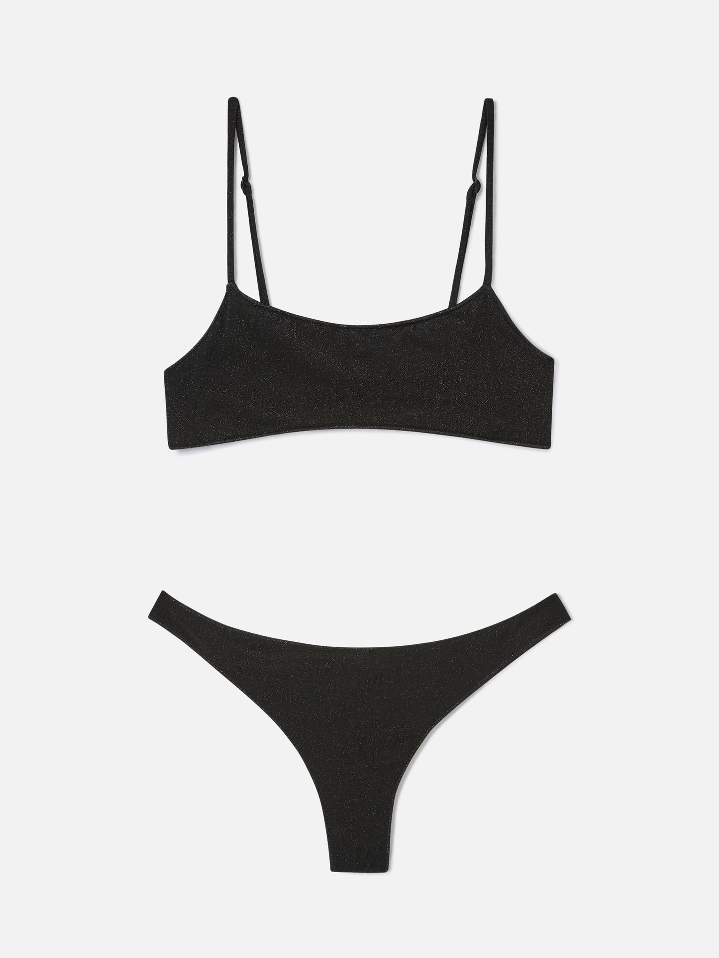 Bikini Sadie Naomi bralette lurex nero