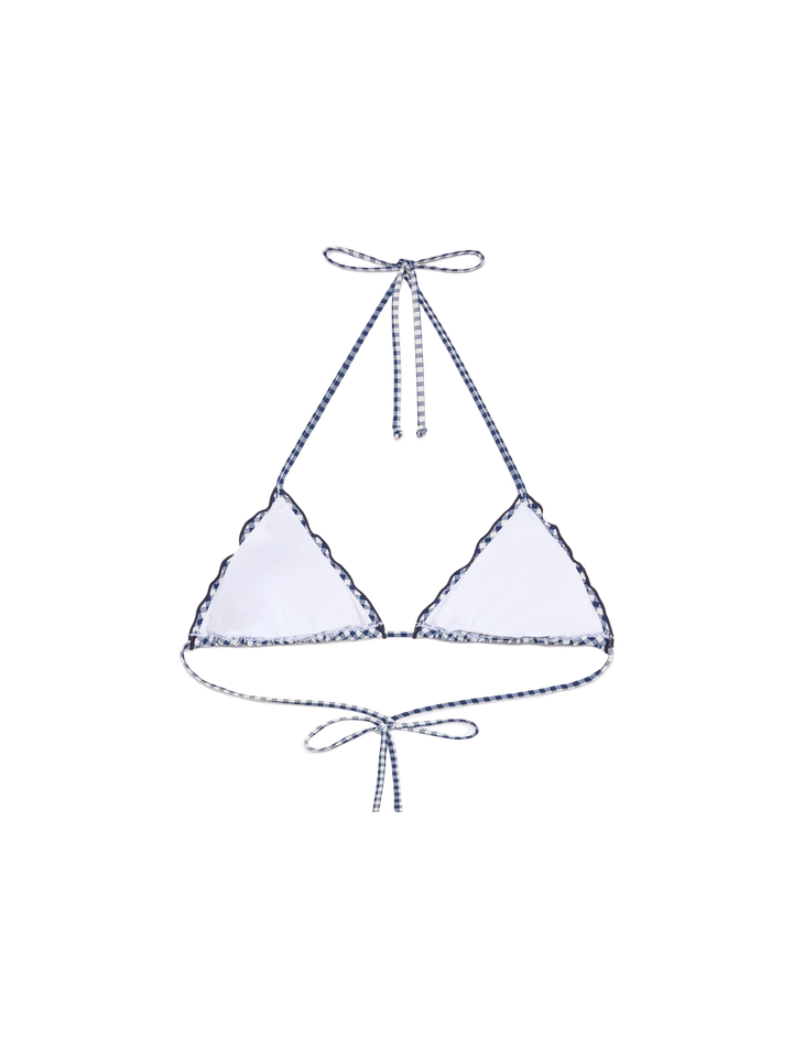 Schütze – Klassisches Triangel-Top mit Vichy-Karomuster