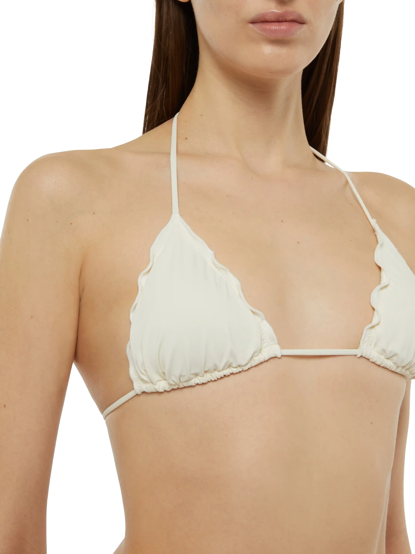 Sagittarius top triangolo classico color crema