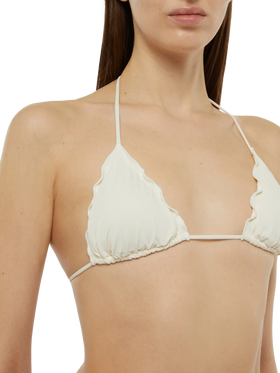 Sagittarius top triangolo classico color crema