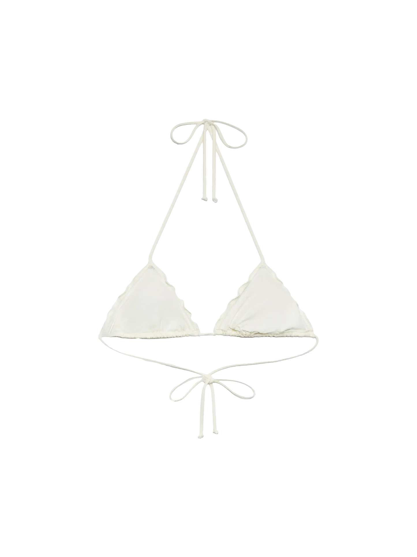Sagittarius top triangolo classico color crema