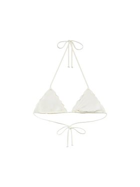 Sagittarius top triangolo classico color crema