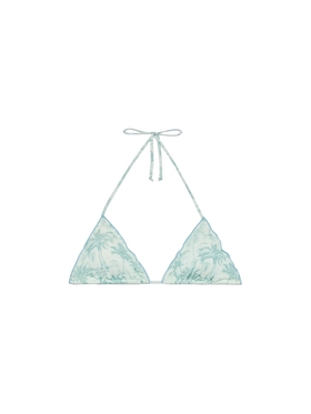 Sagittarius klassisches Triangel-Top mit Blumenmuster