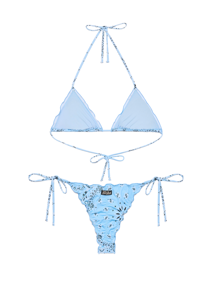 Freche Badehose „Miami“ mit Bandanna-Print – Klassisches Triangel-Top für Schütze mit Bandanna-Print