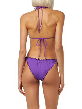 Bikini a triangolo classico viola da donna Sagittarius Moon