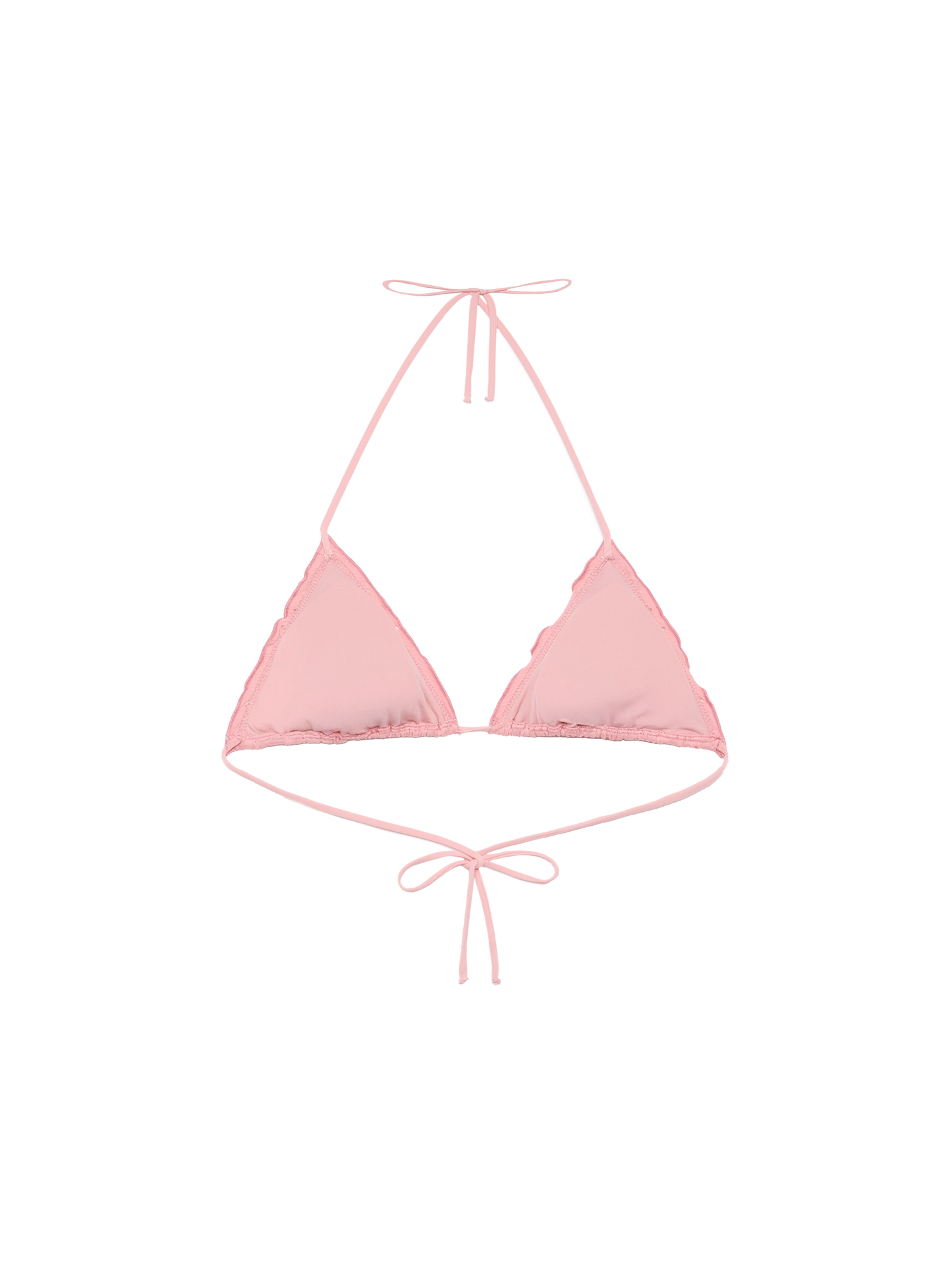 Sagittarius – Klassisches Triangel-Top aus Sangallo-Spitze in Rosa
