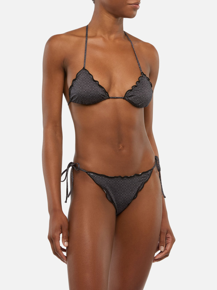 Classic triangle bikini Sagitami with Inter print | INTER FC SPECIAL EDITION