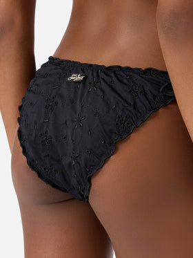 Triangle bikini Sarius triangle in black sangallo