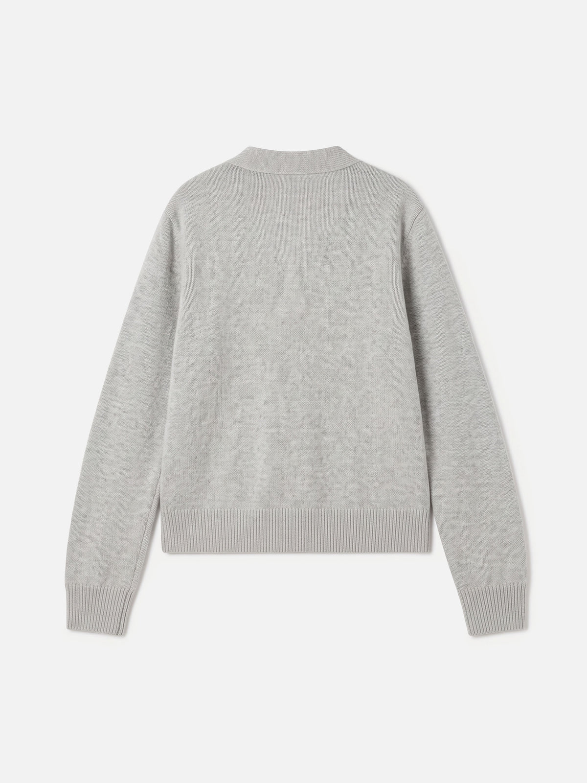 Cardigan Sasi Jr grigio chiaro melange con jacquard Titti e Silvestro | Special Edition