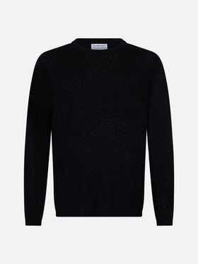 Man black cashmere blend t-shirt Scott - MC2 Saint Barth