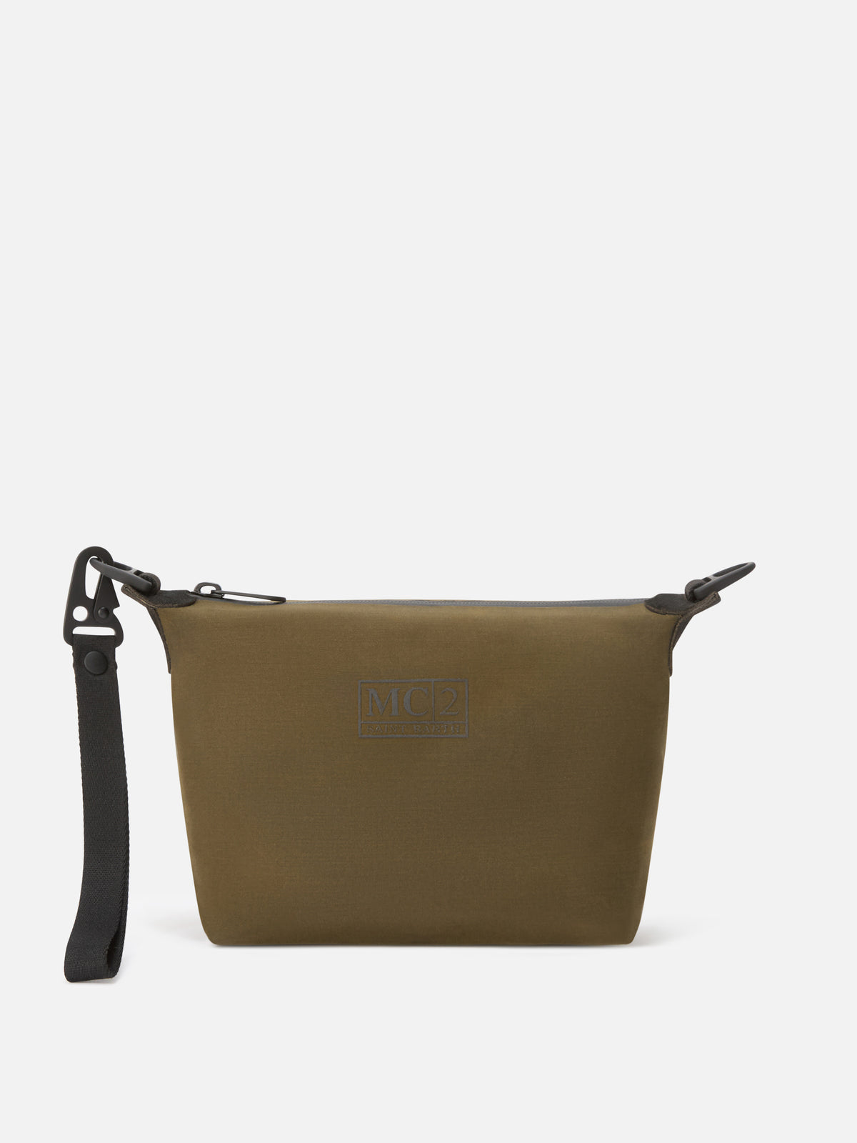 Vert militaire Seamless ciré pouch 