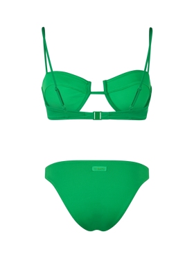 Grüner Bügel-Bralette-Bikini für Damen Salina Lido