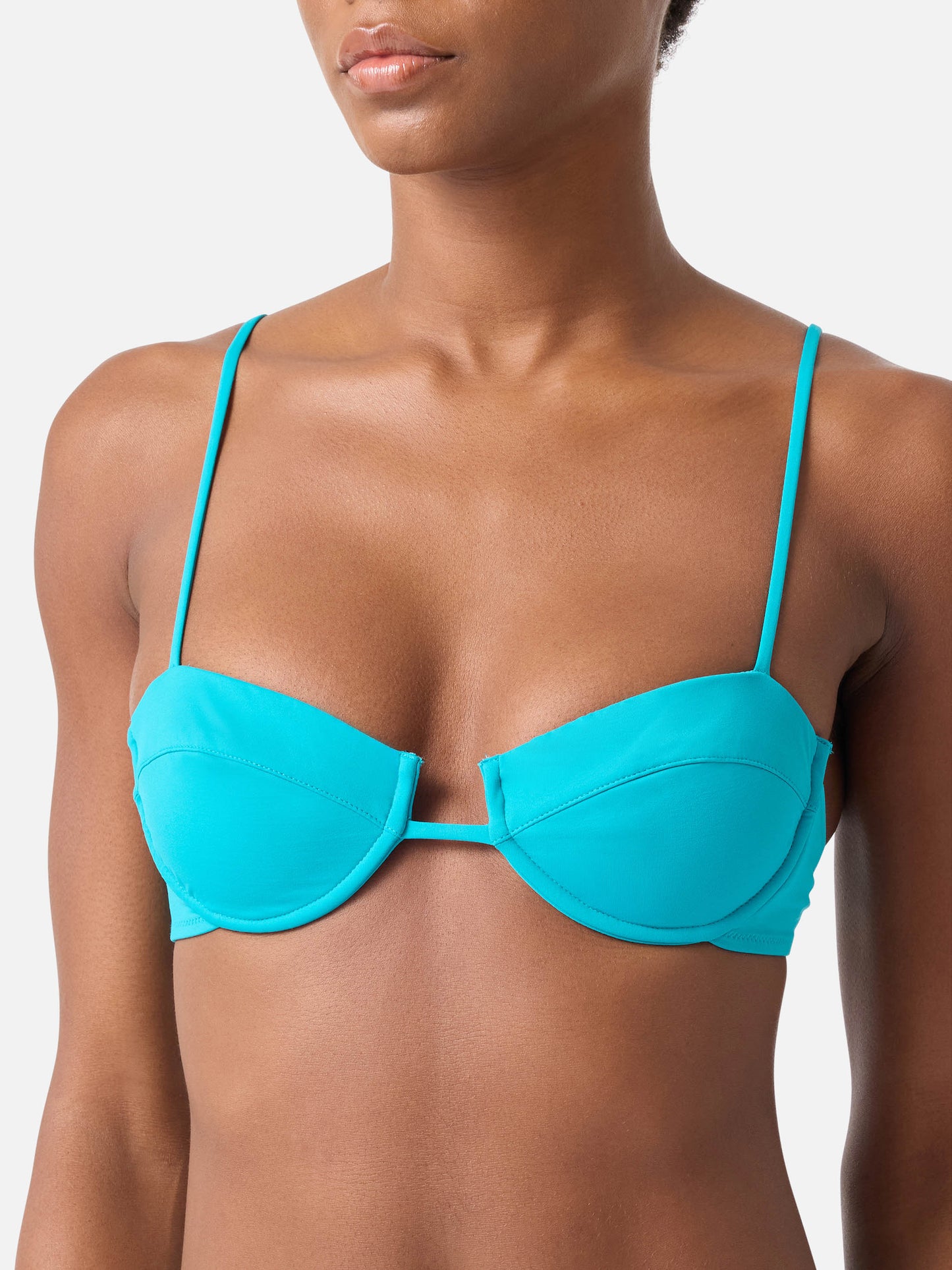 Teal Green Salina Bügel-Bralette-Top 