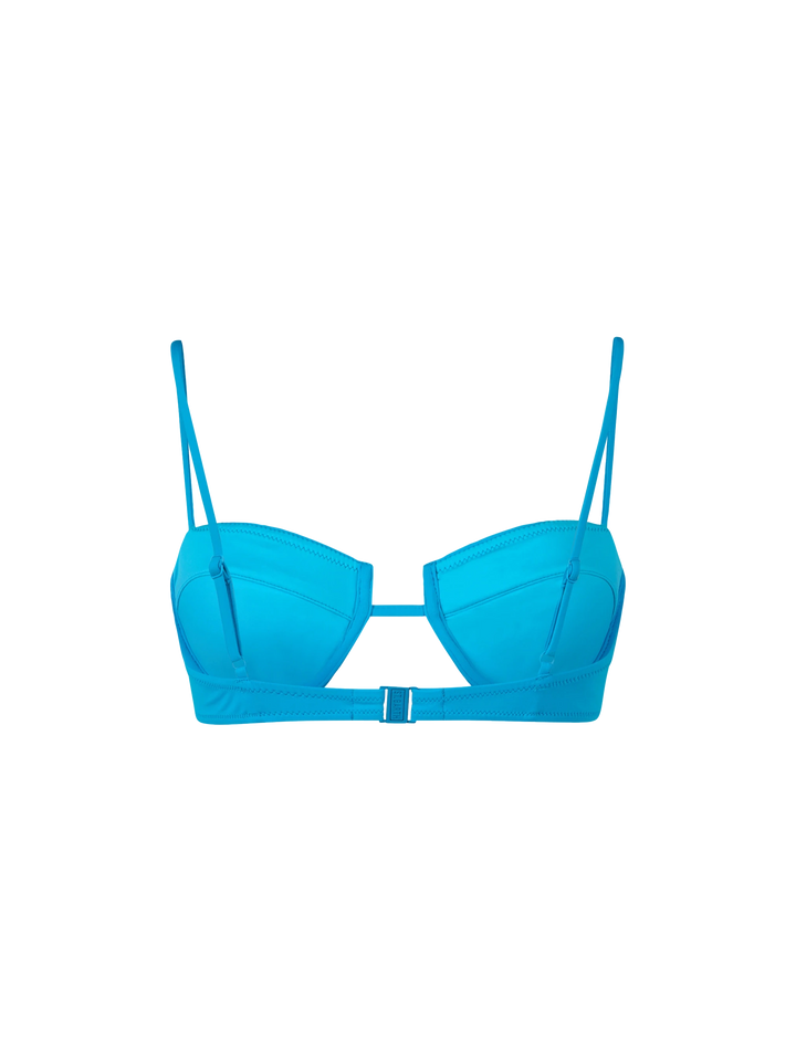 Türkises Bügel-Bralette-Top Salina