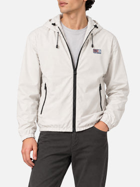 Veste Sloop blanc glace en tissu technique stretch 