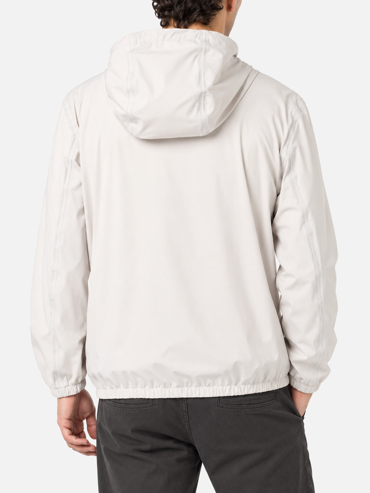 Veste Sloop blanc glace en tissu technique stretch 