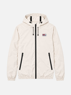 Veste Sloop blanc glace en tissu technique stretch 