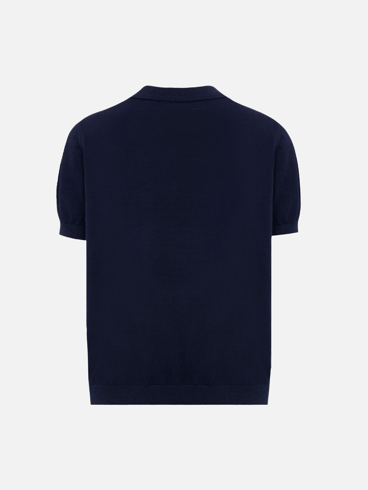 Weißes Strick-Poloshirt Sloan Jr.