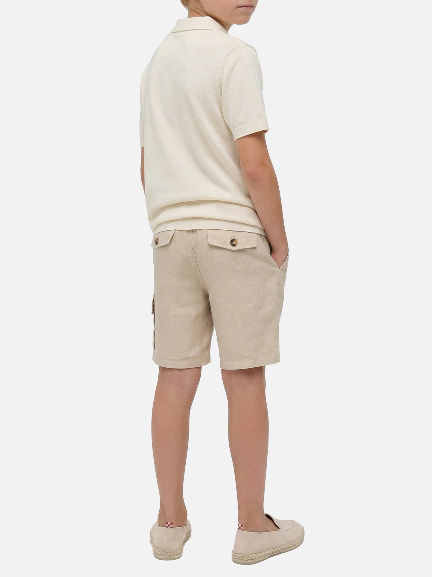 Cream Sloan Jr polo