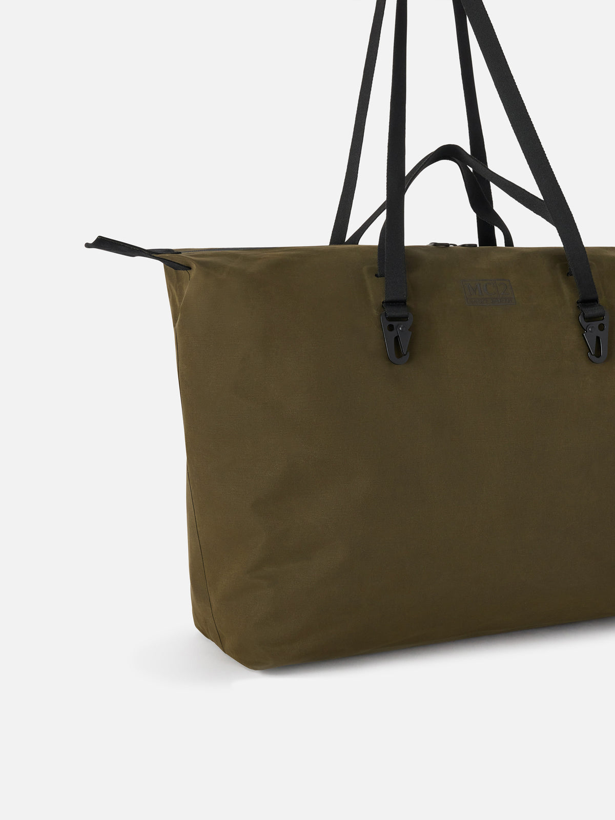Military green Seamless Maxi waxed bag