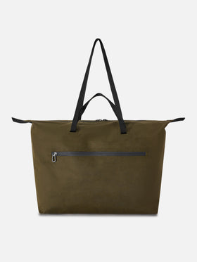 Military green Seamless Maxi waxed bag