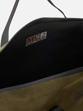 Military green Seamless Maxi waxed bag