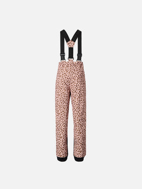 Skihose Sarenne mit Leopardenmuster