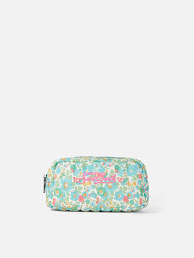 Betsy patch quilted Soft Pouch | FABRIQUÉ AVEC DU TISSU LIBERTY 