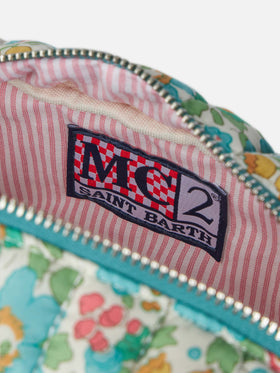 Betsy patch quilted Soft Pouch | FABRIQUÉ AVEC DU TISSU LIBERTY 