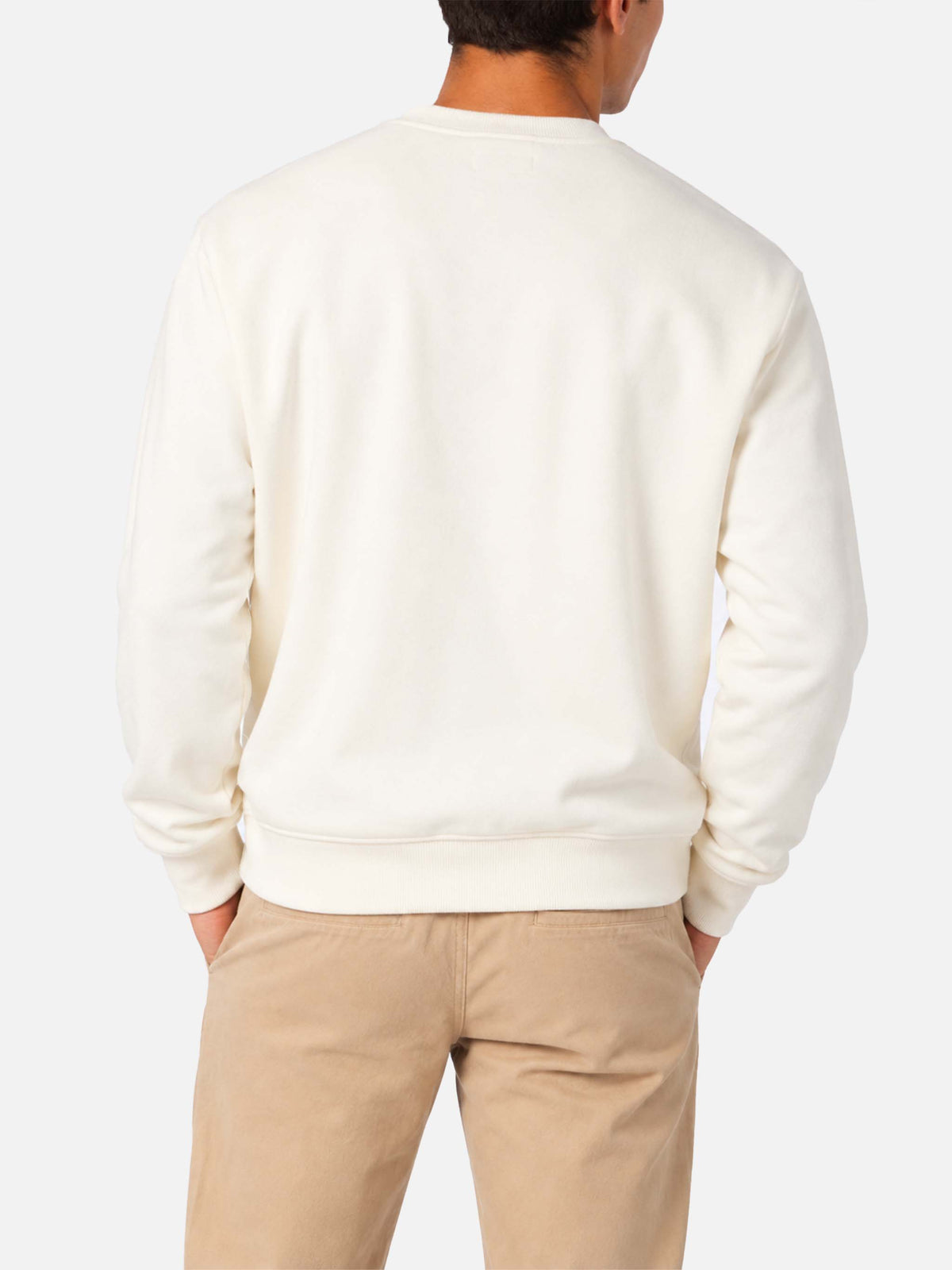 Soho-Sweatshirt mit St. Barth Sport Club-Print in Weiß 
