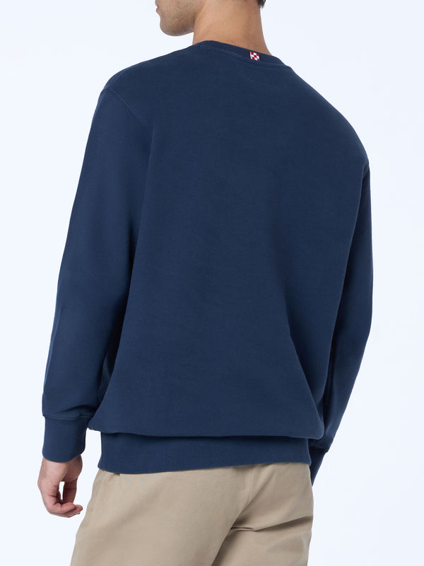 Herren Sweatshirt Soho St Barth Sport blau marineblau