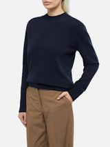 Maglione da donna blu navy Sorbonne