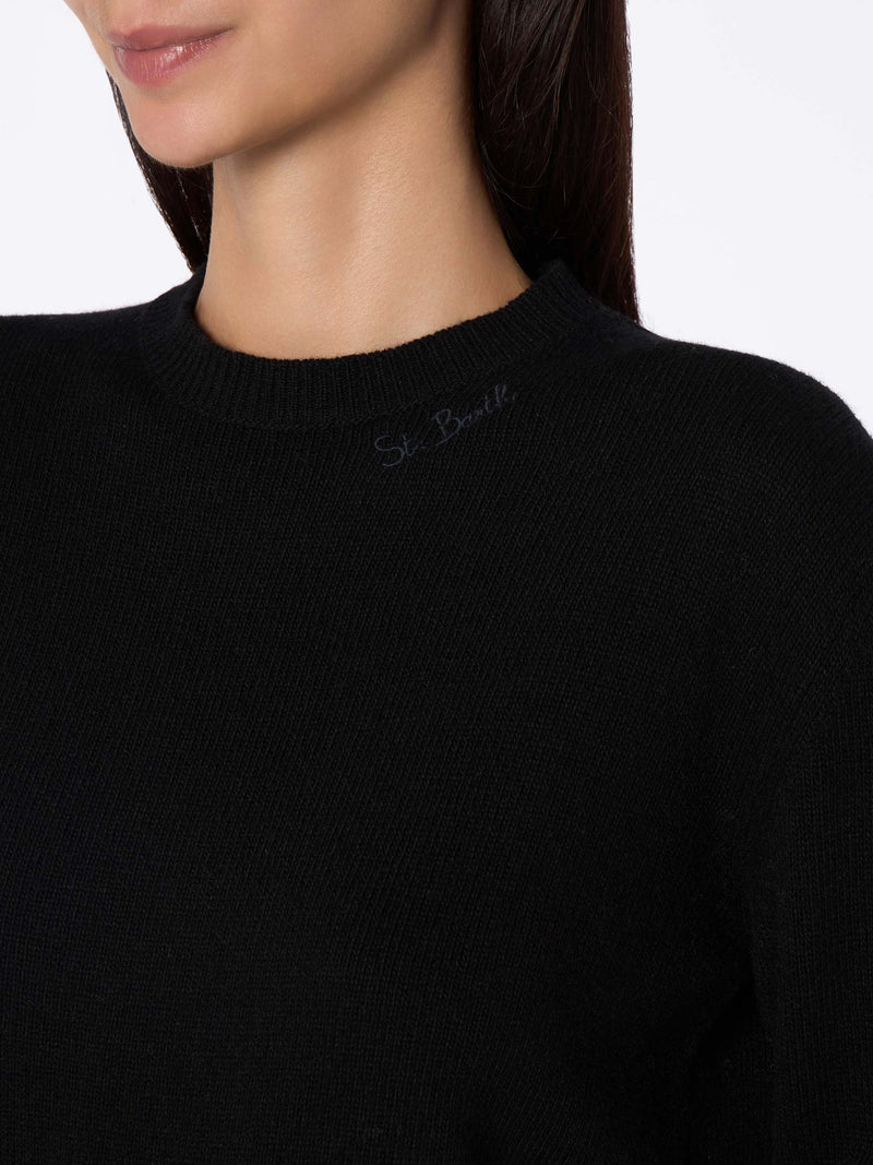 Maglione Sorbonne nero da donna