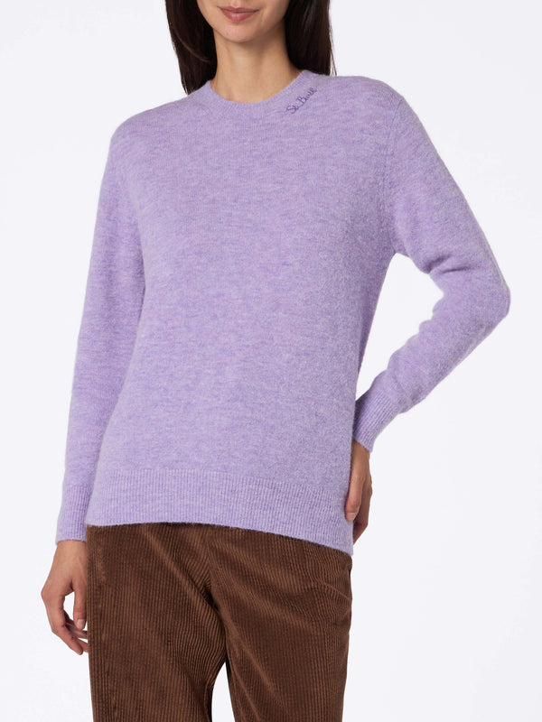 Maglione da donna lilla Sorbonne