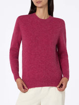 Maglione da donna in filato elasticizzato peonia Sorbonne