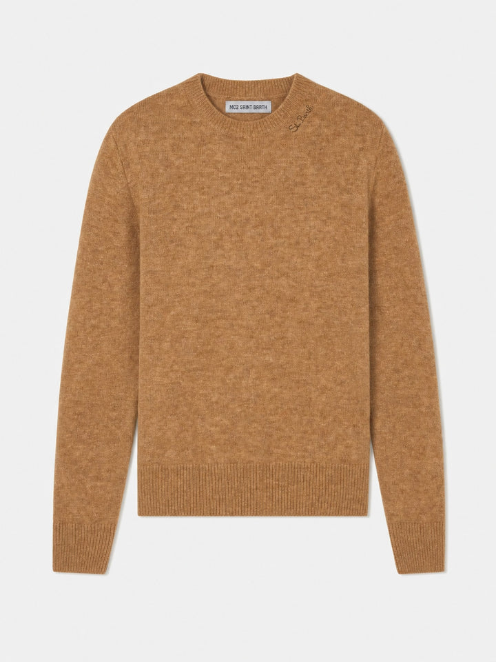 UID_SORB00100695G-WOMAN-CREWNECK-CAMEL_5