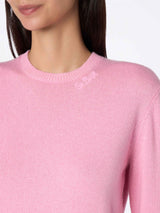 Maglione da donna Sorbonne rosa bubble