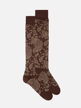 Calze Sox in misto cotone con jacquard paisley