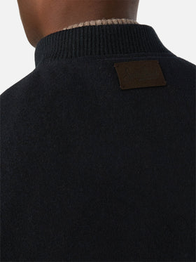 Chaleco reversible Spencer de mezcla de lana Navy blue 
