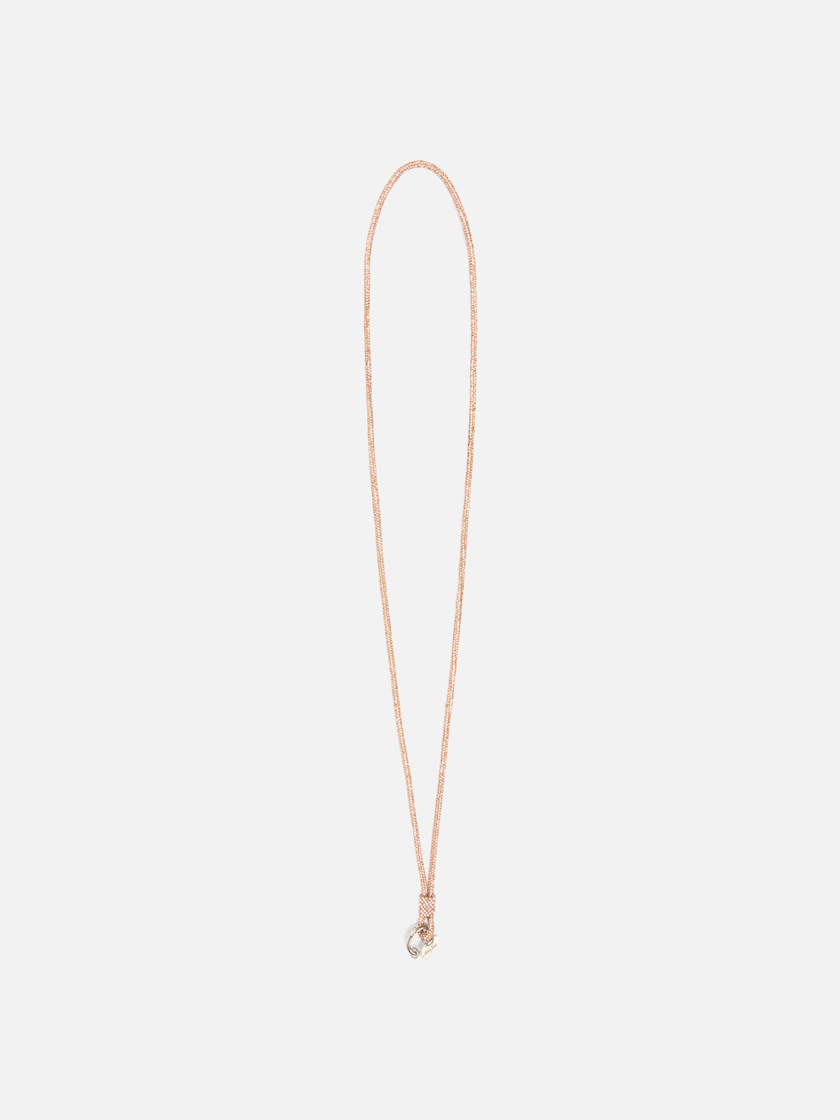 Beiger Strass Charm Handyriemen mit Logo charm 