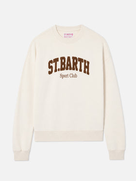 Sudadera Cream Stardust con logo en relieve efecto rizo y bordado Sport Club 