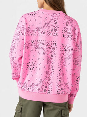 Sweat-shirt bandana rose Stardust 
