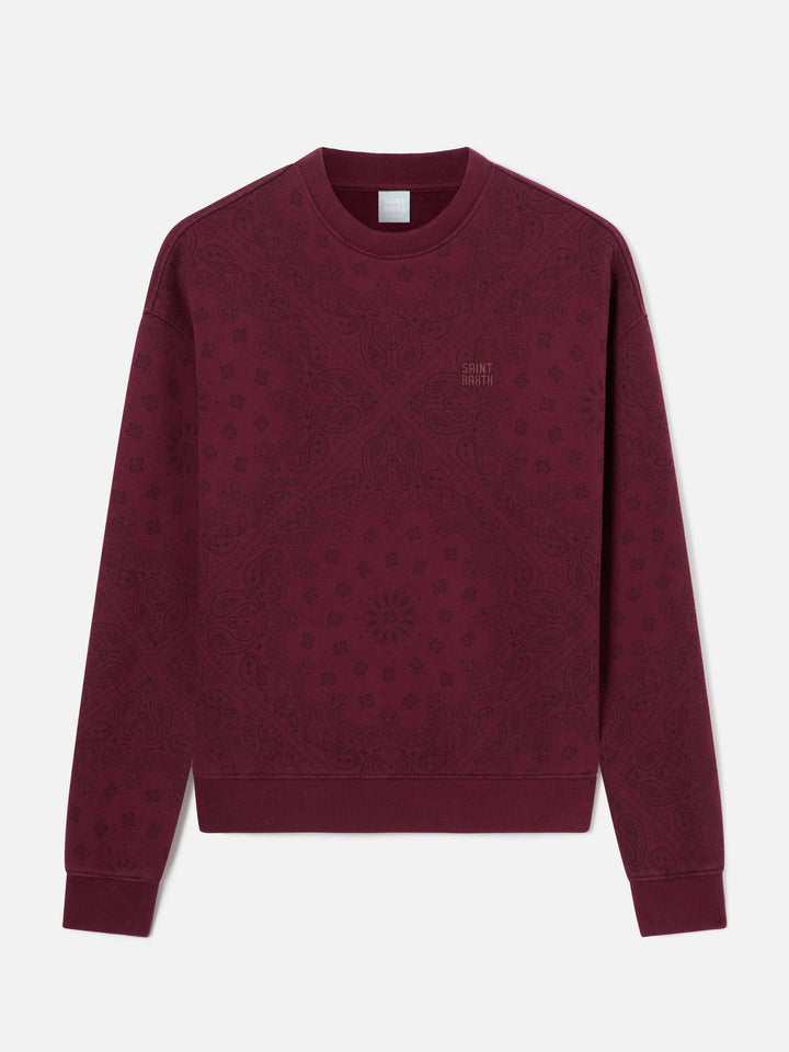 Sweatshirt Stardust mit Bandana-Print 