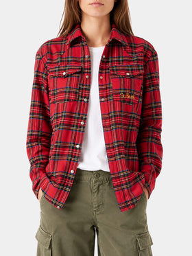 Chemise en flanelle tartan rouge Seattle 