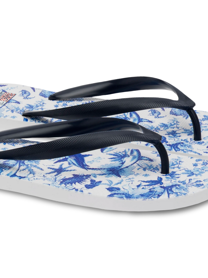 Flip Flops Tommy mit Hai-Print | AI BY RICKDICK SPECIAL EDITION