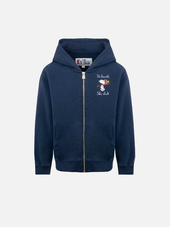 Boy blue sweatshirt Toronto with Snoopy print | SNOOPY PEANUTS SPECIAL EDITION - MC2 Saint Barth